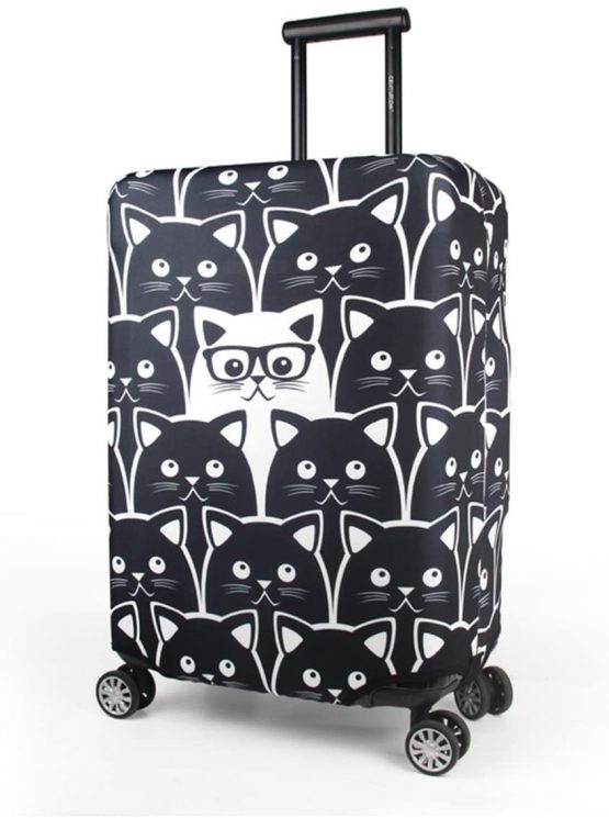 Maady's Home Travel Luggage Cover Trolley Case Protective Cover Fits 23"-32" Inch Luggage (Cat, XL (29"-32" inch Luggage)) - Image 2