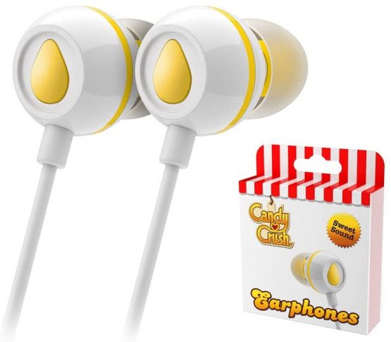 Candy Crush In Ear Headphones - Lemon