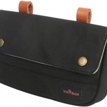 TOURBON Waterproof Canvas Bike Panniers Bicycle Pouch Handlebar Bag