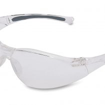 Honeywell 1015370 A800 Sporty Safety Eyewear Frame with Clear Anti-Scratch Lens, Translucent One Size,Clear/Translucent