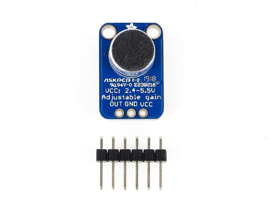 Youmile 5PACK Microphone Amplifier Module MAX4466 Electret Microphone Amplifier GY-MAX4466 Breakout Sensor, with Adjustable Gain Breakout Board for Arduino - Image 3