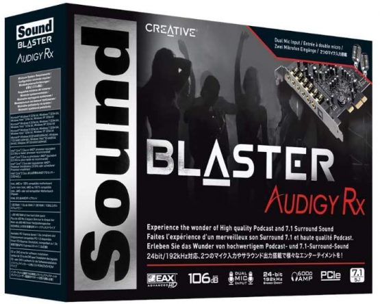 Creative Sound Blaster Audigy Rx - 7.1 PCIe Sound Card with High Performance Headphone Amp - Image 3