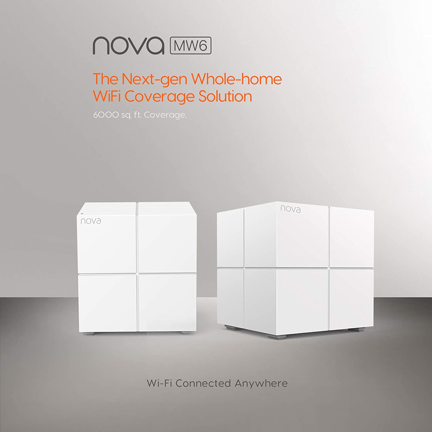 Tenda Nova MW6 Mesh WiFi System, Up to 4000 sq.ft. Whole Home Coverage, WiFi Router and Extender Replacement - Image 2
