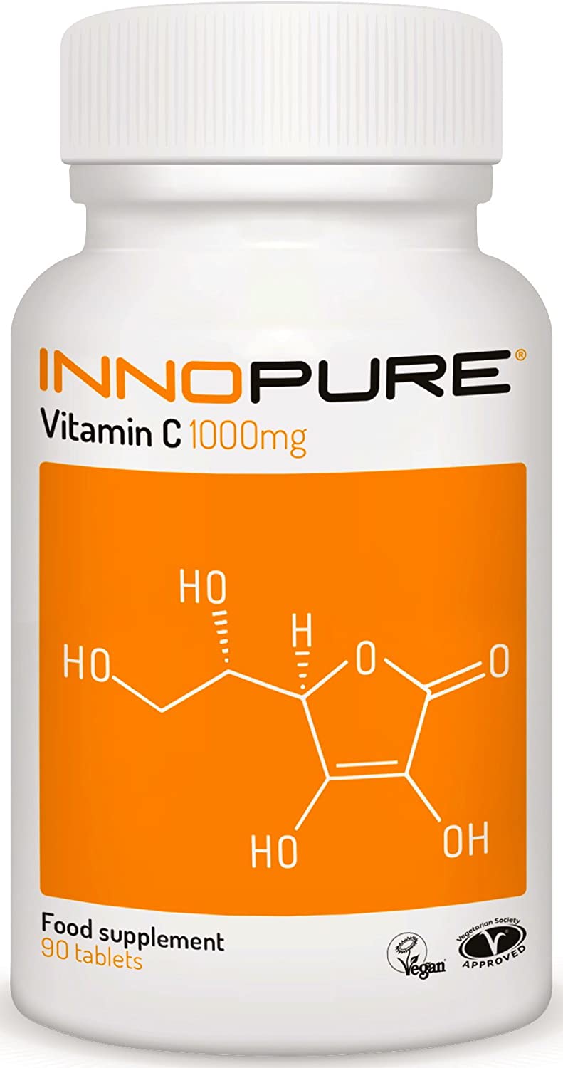 INNOPURE Pure Vitamin C Capsules 1000mg (No Fillers or Binders) Pure-Fill Supplement