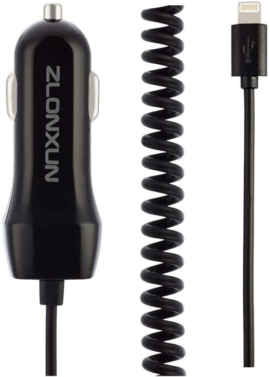 ZLONXUN Car Charger with 3FT Cable Compatible for iPhone 12 Pro Max/11 Pro/11/XS/XR/8/8 Plus/7/7 Plus/SE/6/6S Plus - Image 3