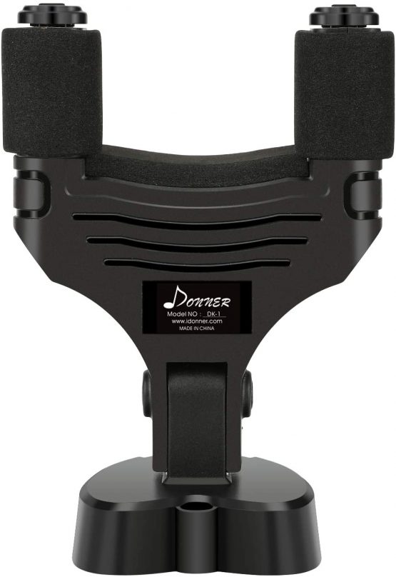 Donner Guitar Wall Mount Auto Lock Guitar Hanger Hook Holder Stand For Guitar Bass Banjo Mandoline Black - Image 2