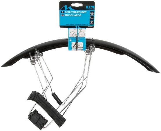 Cicli Bonin Unisex's Mud Max Race Qr Fenders, Black, One Size