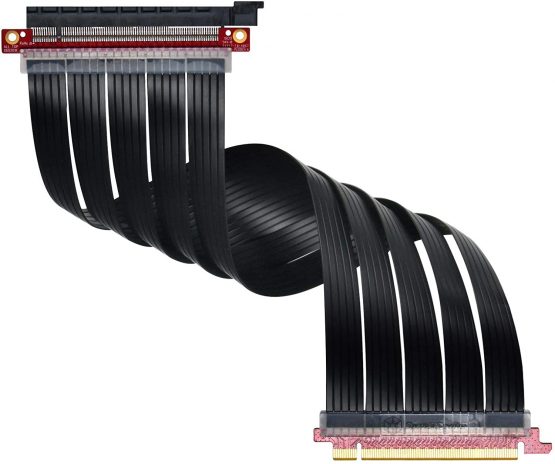 SilverStone SST-RC04B-400 - Premium PCI-E x16 Gen 3.0 Flexible Riser Ribbon Cable, EMI shielding, 40cm - Image 2
