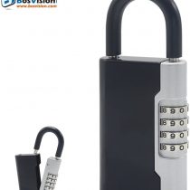 Key Safe Box [Portable] Combination Padlock with Shackle, Key Lock Box / Key Storage