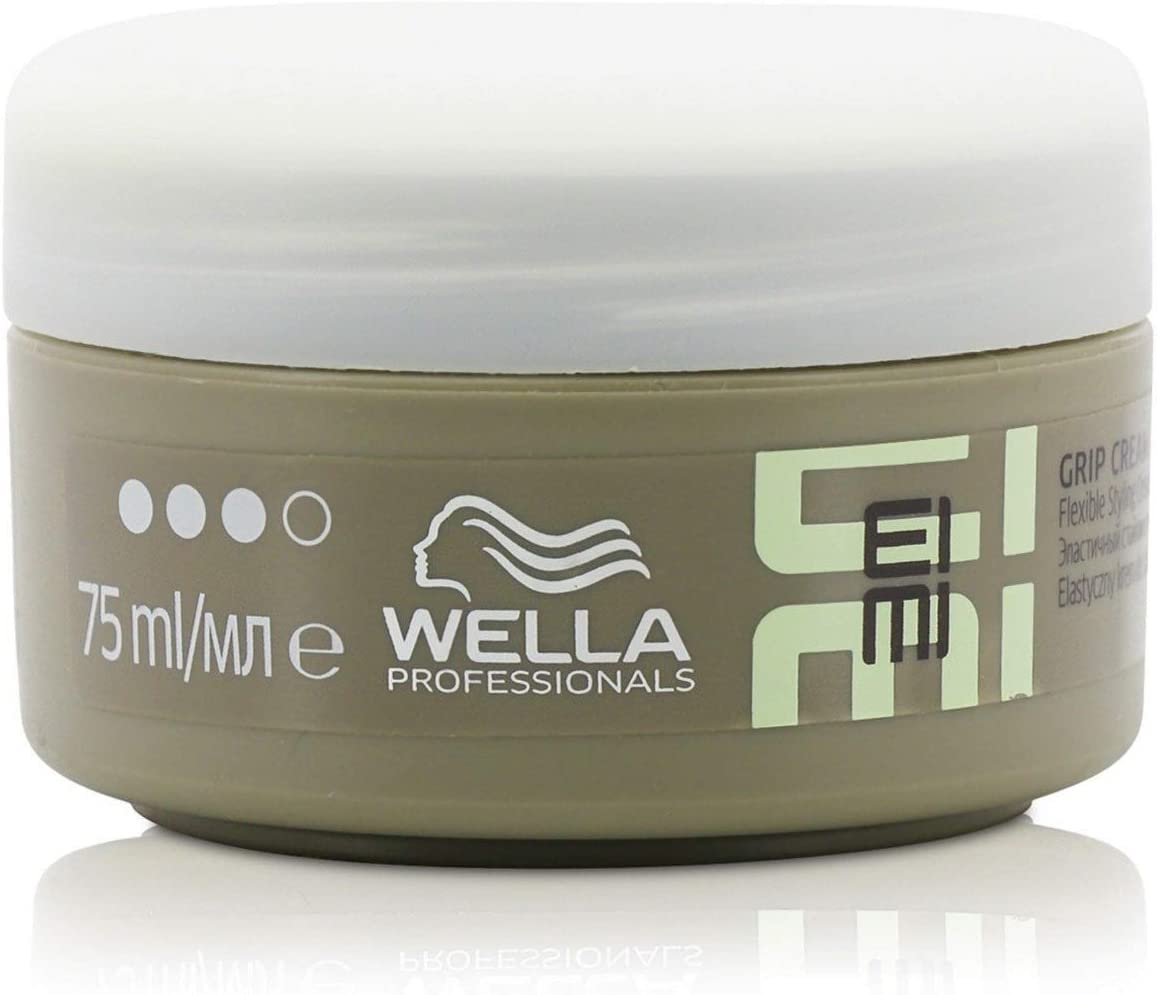 Wella Professionals EIMI Grip Cream Flexible Hairstyling Cream with Soft Non-Sticky Texture Strong Hold, Hold Level 3, 75 ml