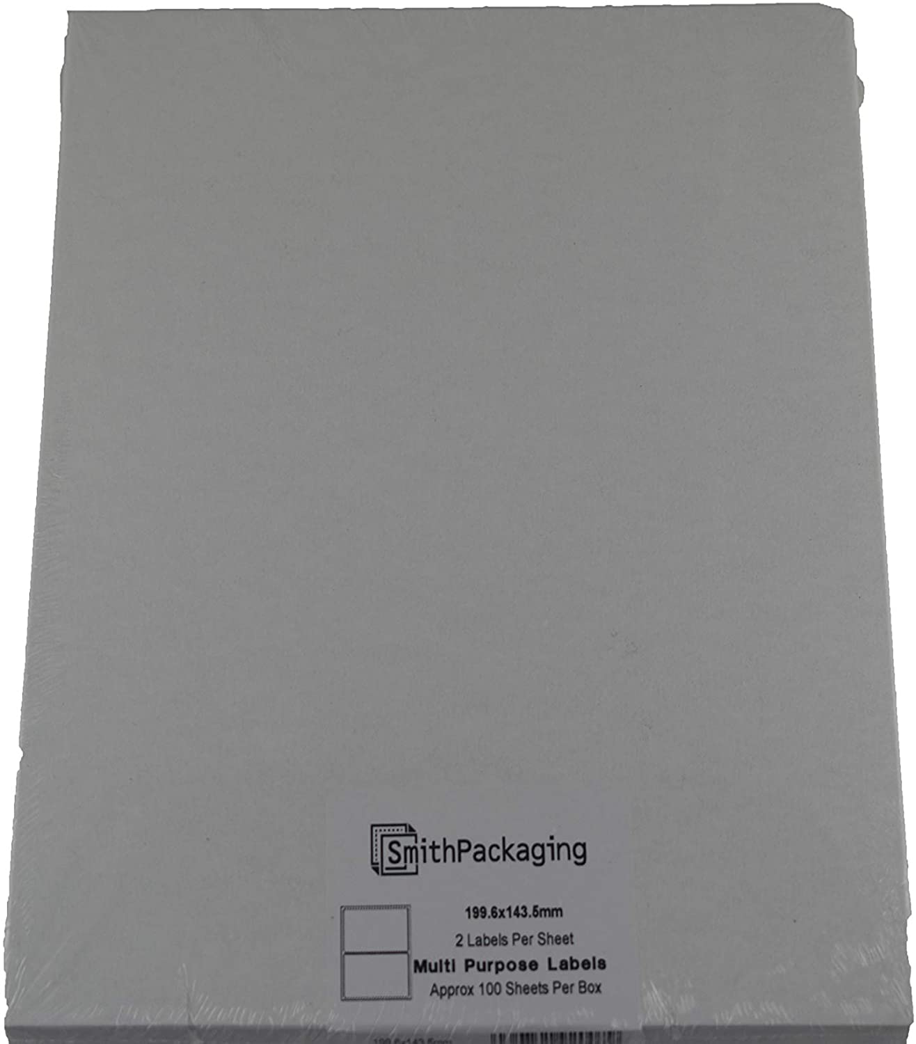 SmithPackaging A4 Self Adhesive Address Labels, 2 Labels Per Sheet, 100 Sheets, 199.6 x 143.5mm, 200 Labels - Image 3