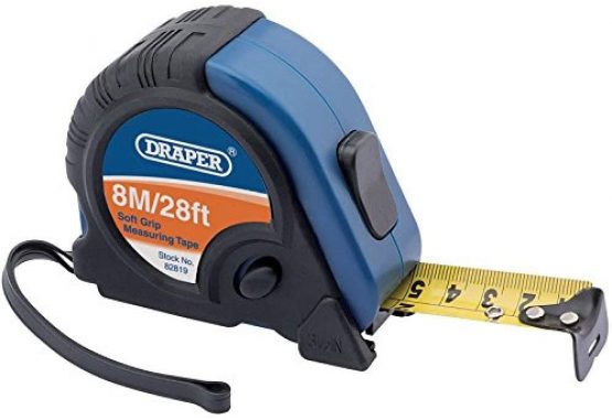 Draper 82819 8M/26ft Professional Measuring Tape Black and 8 m/26 ft