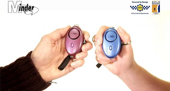 Minder® 140db Police Approved Metallic Purple Personal Safety Rape Alarm + Torch - Image 4