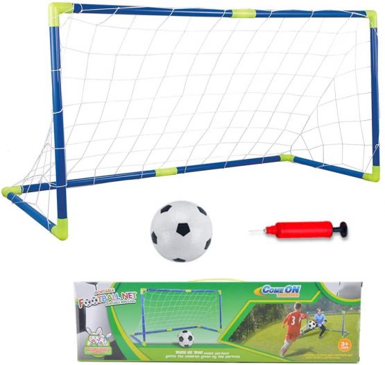 Dreamon Children Football Goal Post Net With Ball Pump Indoor Outdoor Soccer Sport Games Mini Training Practice Set Kids Toy
