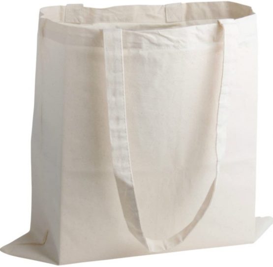 10 x Natural 5oz Cotton Shopping Tote Bags - Shoppers - ideal for Printing or Fabric Painting