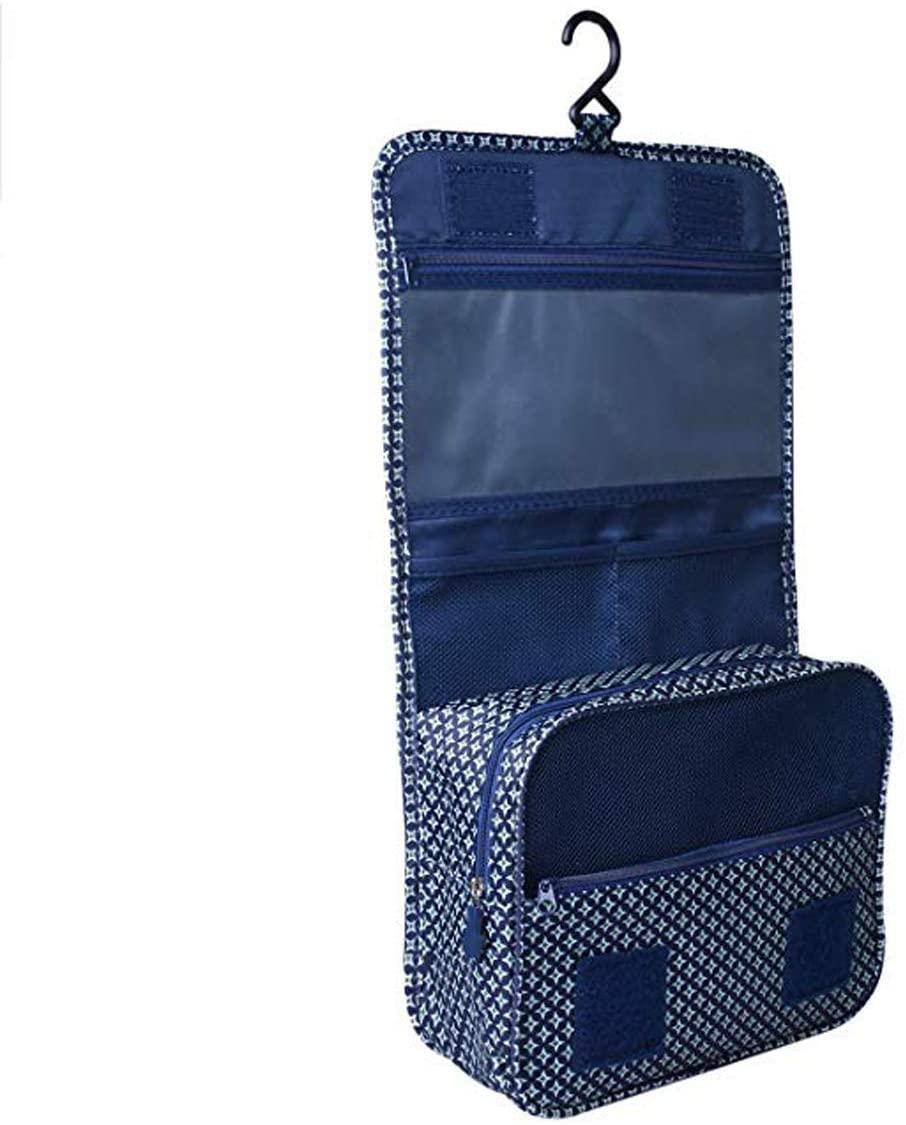 BryTravel Foldable Toiletry Bag with Hooks, Upgraded Cosmetic Bag for Travel Large Capacity, Waterproof Cosmetic Bag - Image 4