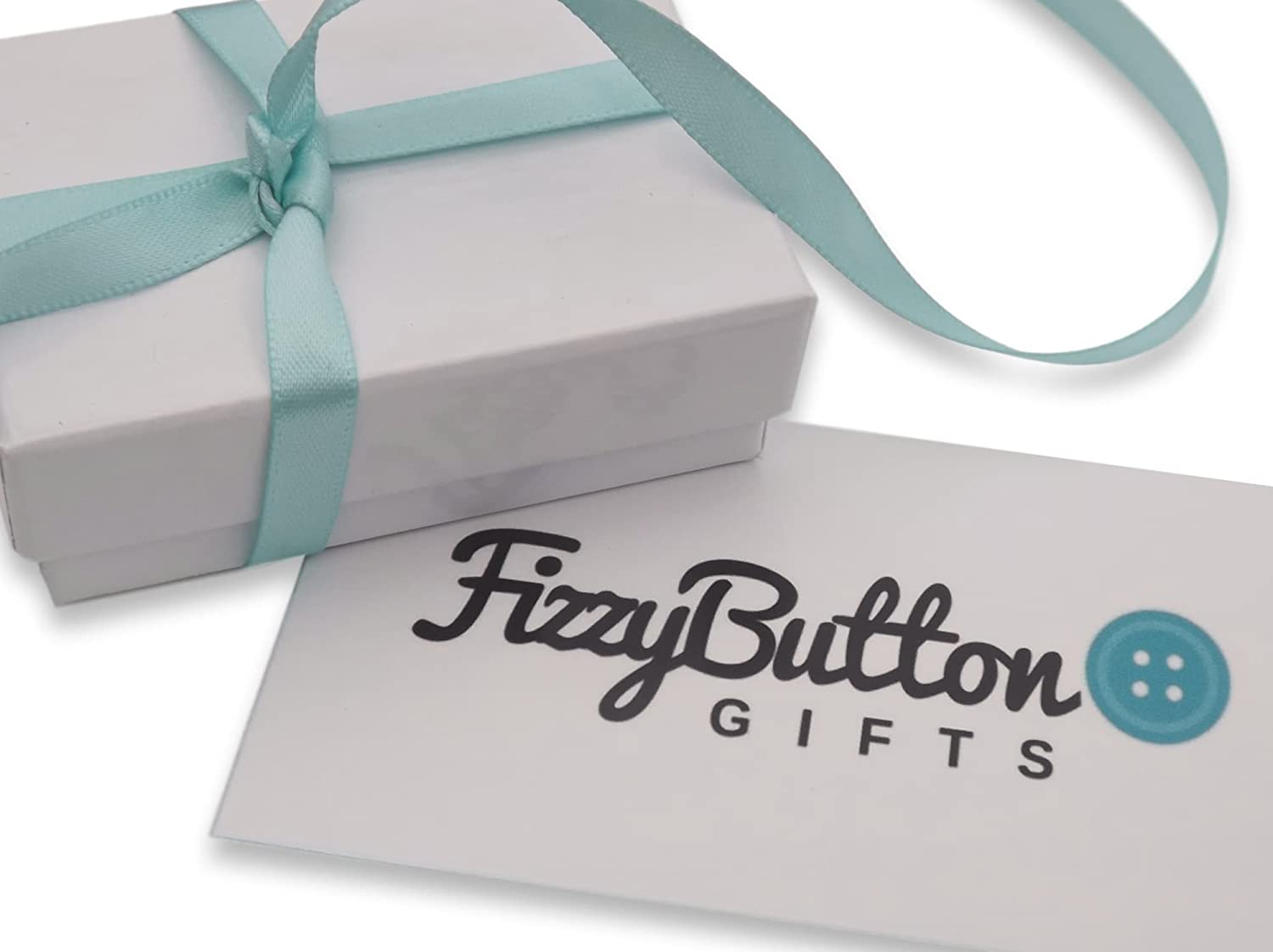 FizzyButton Gifts Special Niece Heart Keyring Key Ring with Rhinestone Charms and Turquoise Gift Box, Silver - Image 2