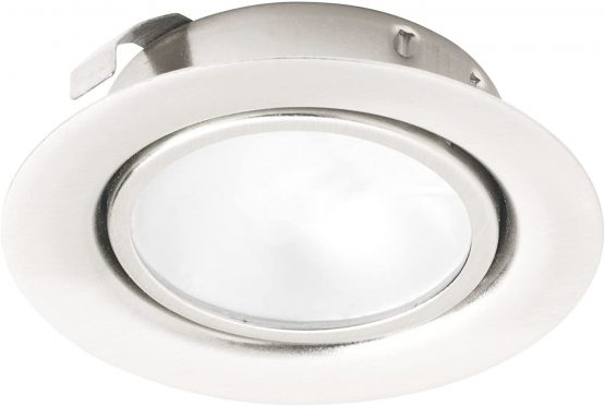 Leyton Lighting 12v 20w halogen recessed downlight chrome warm white low voltage (Driver Required)