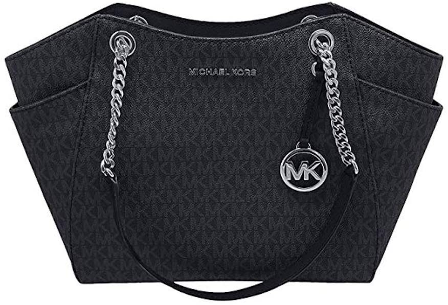 Michael Kors Jet Set Travel Large Chain Shoulder Tote, Black 2018 - Image 2
