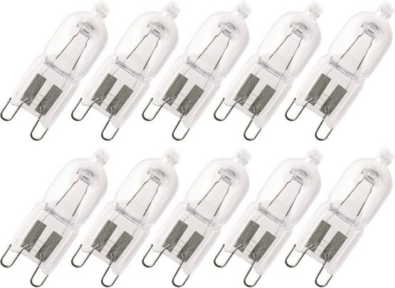 Pack of 10 Osram HALOPIN ECO 66748 48 W G9