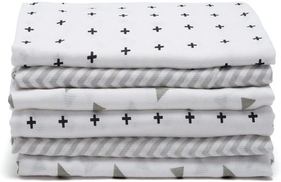 Lovjoy 100% Cotton Muslin Squares - Pack of 6-70 x 70 cm - Image 2