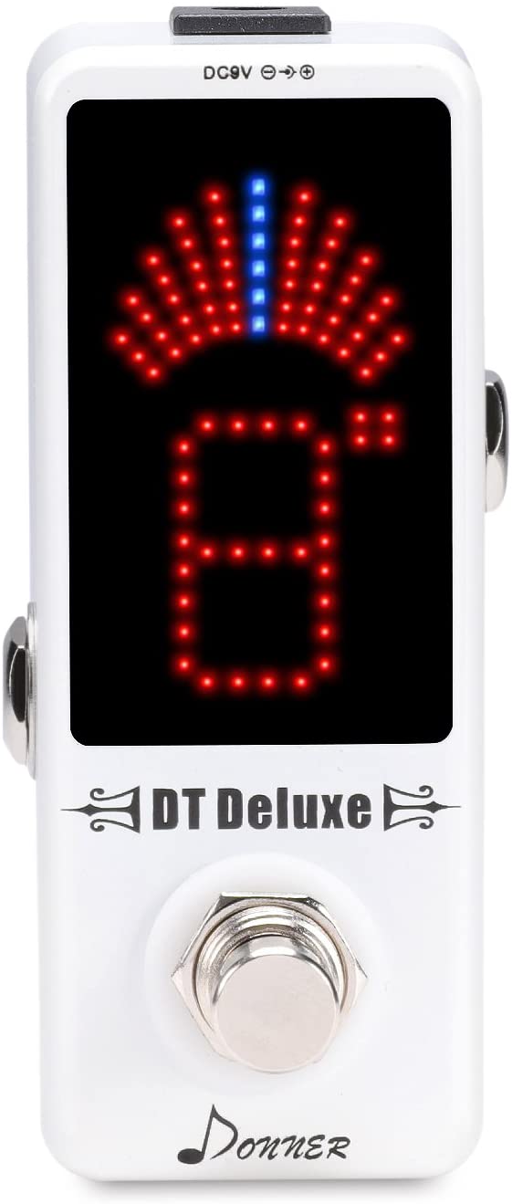 Donner DT Deluxe Guitar Tuner Pedal ±1 Cent True Bypass - BigaMart