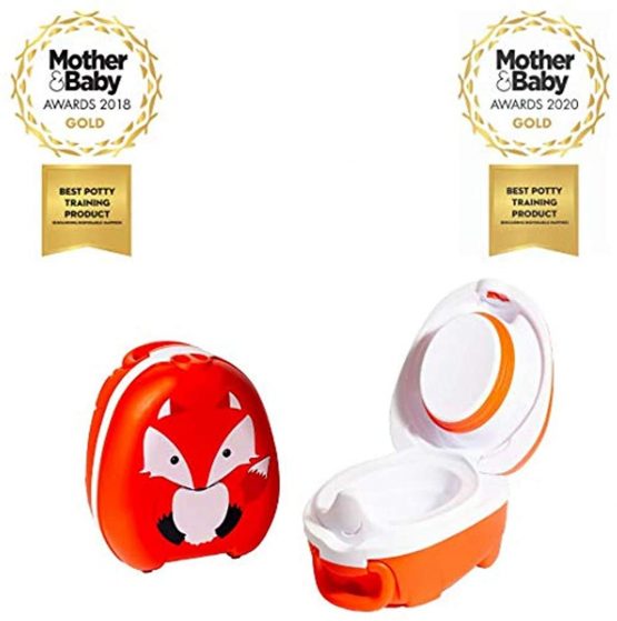 My Carry Potty - Fox Travel Potty, Award-Winning Portable Toddler Toilet Seat for Kids to Take Everywhere - Image 4
