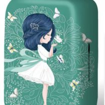 YEKEYI Luggage Protector Case Washable Travel Luggage Cover Cute Girl Suitcase Protector Fits 18-32 Inch