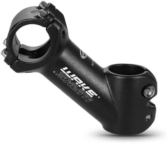 Lixada Bike Stem Clamp Aluminum Alloy MTB Handlebar Mountain Bike Stem Cycling Road 31.8MM (Angle: ± 45 °& Central Distance:90 mm)
