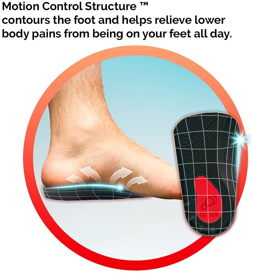 Scholl In-Balance Orthotics Knee to Heel Insoles, 3-in-1 Insoles for Knee and Heel Pain Relief - Image 3