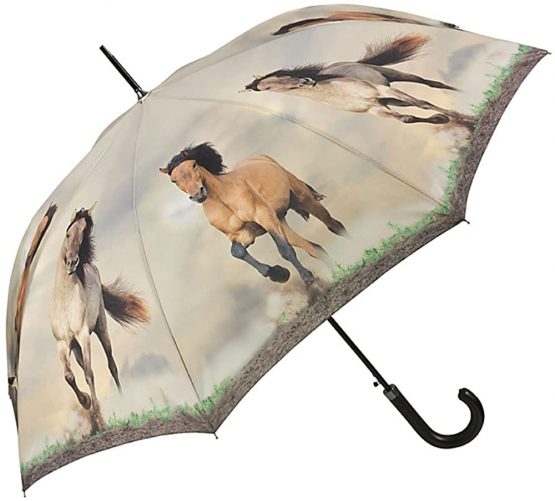 VON LILIENFELD® Umbrella Automatic Women Wild Horses