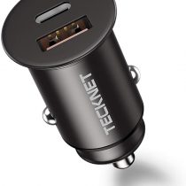 TECKNET Car Charger, 2 USB Port 5V/4.8A/24W Car Adapter with LED Indicator for iPhone, iPad, Samsung, HTC, Blackberry, Huawei, Android and More