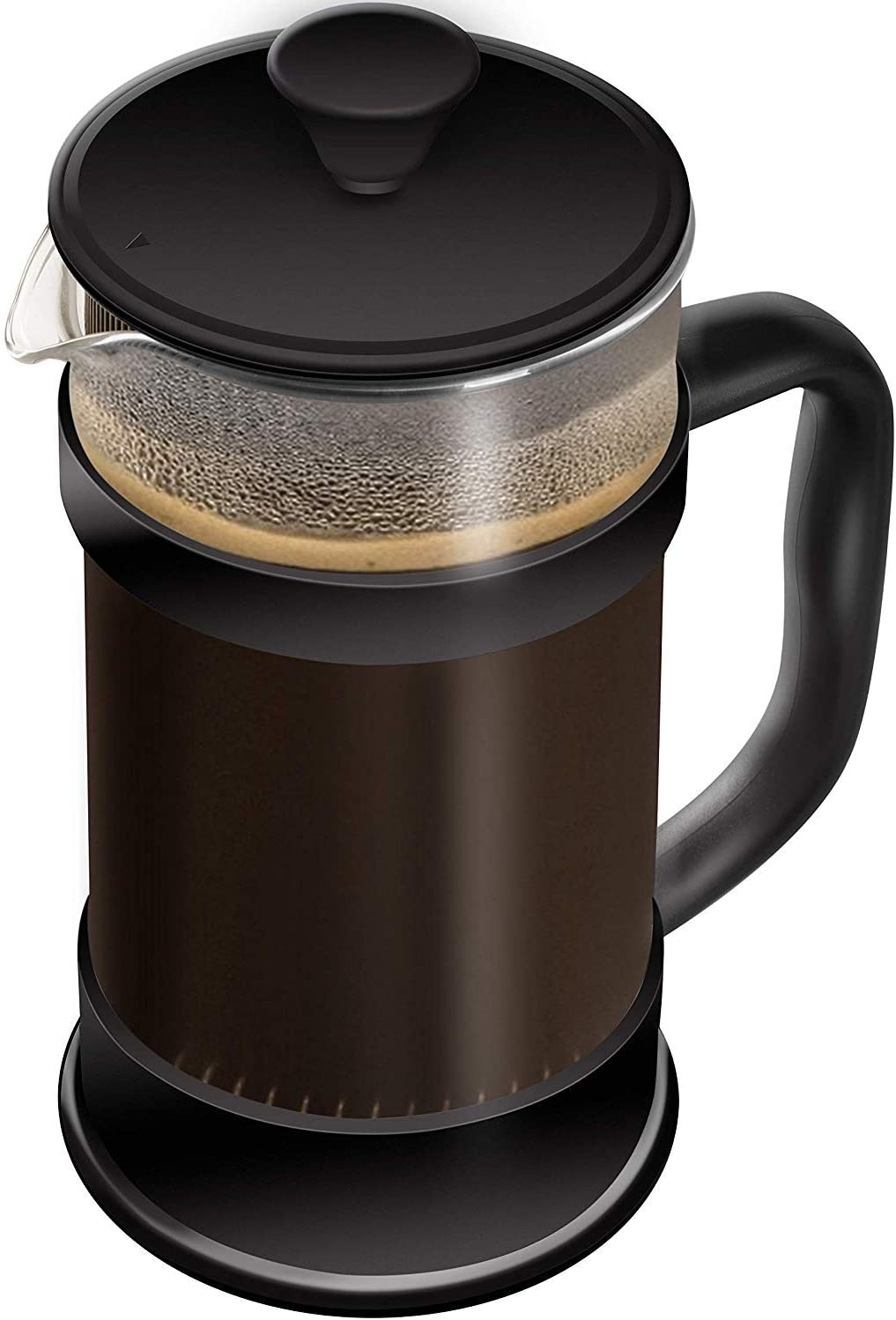KICHLY 8 Cup Cafetiere French Press 1.0L Coffee Maker and Tea Maker with Heat Resistant Glass and Ergonomic Design - Image 4