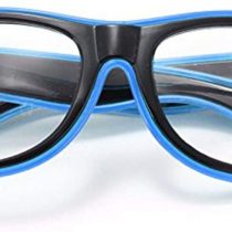 ERGEOB® Light Up El Wire Glasses for Party Bar Club LED Eye Glasses for Dance Festivals