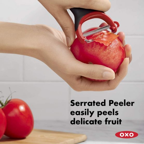 OXO 11244100 Good Grips Assorted Prep Peeler Set - 3 Pieces, Black - Image 2