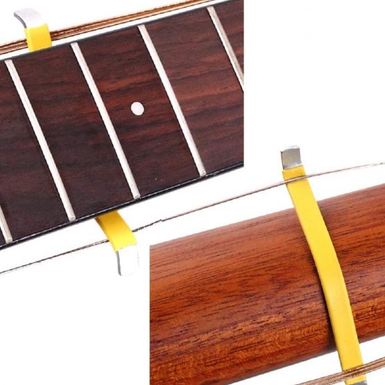 Guitar Polish Tools Set Guitar Fret Crowning File, Fret Rocker, Fingerboard Protectors Set Fret Dressing Tool Kit - Image 4
