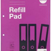 RHINO Stationery A4 Refill Pad 160 Page | 5mm Squared Paper Pad | Headbound Notepad | Purple | School Notepad Premium Writing Paper