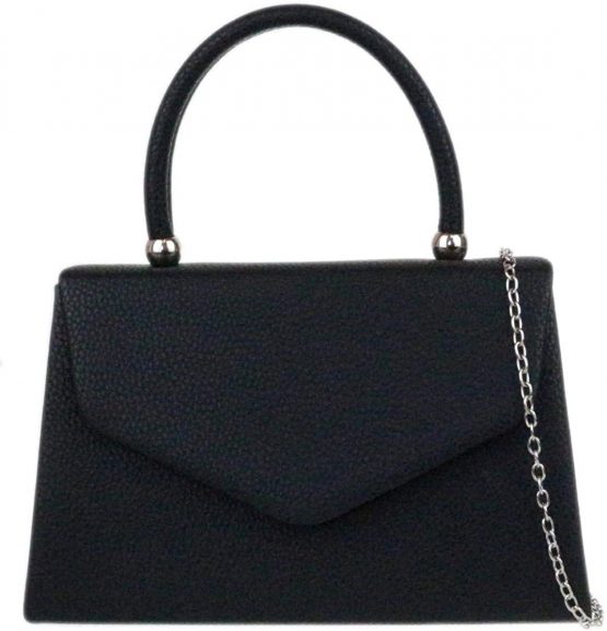 Girly HandBags Womens Plain Handle Clutch Bag