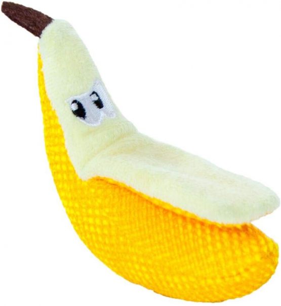Petstages Dental Banana Catnip Cat Chew Toy