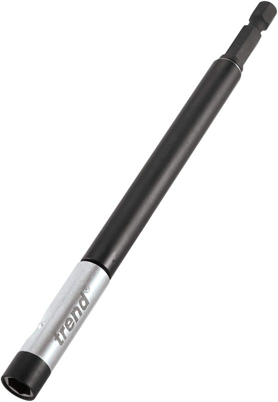 Trend SNAP/BH/OT/A 150mm Long 10.3mm Diameter One Touch Retention Magnetic Holder for 25mm Insert bits, Silver - Image 2