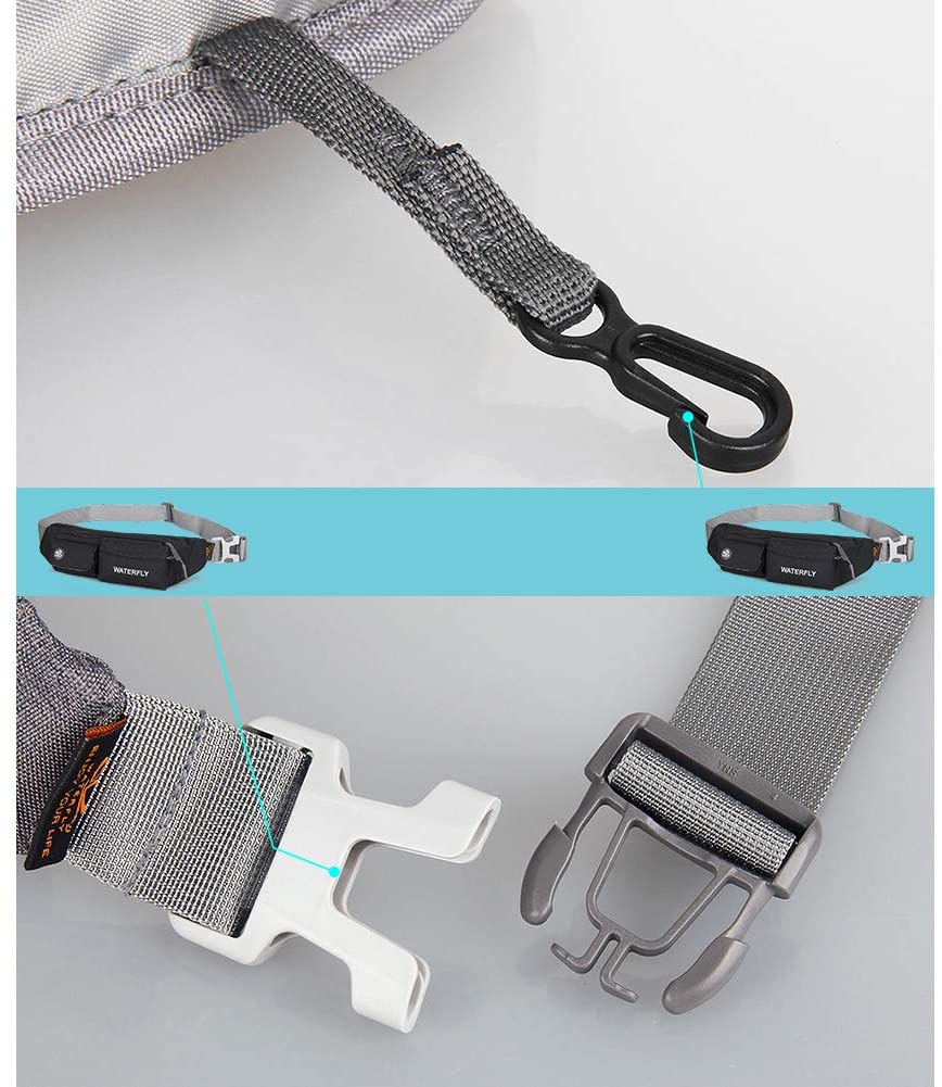 Waterfly Waist Bag Fanny Pack Bum Bag Slim Water Resistant Running Belt for Sports Running Cycling Hiking Walking - Image 4
