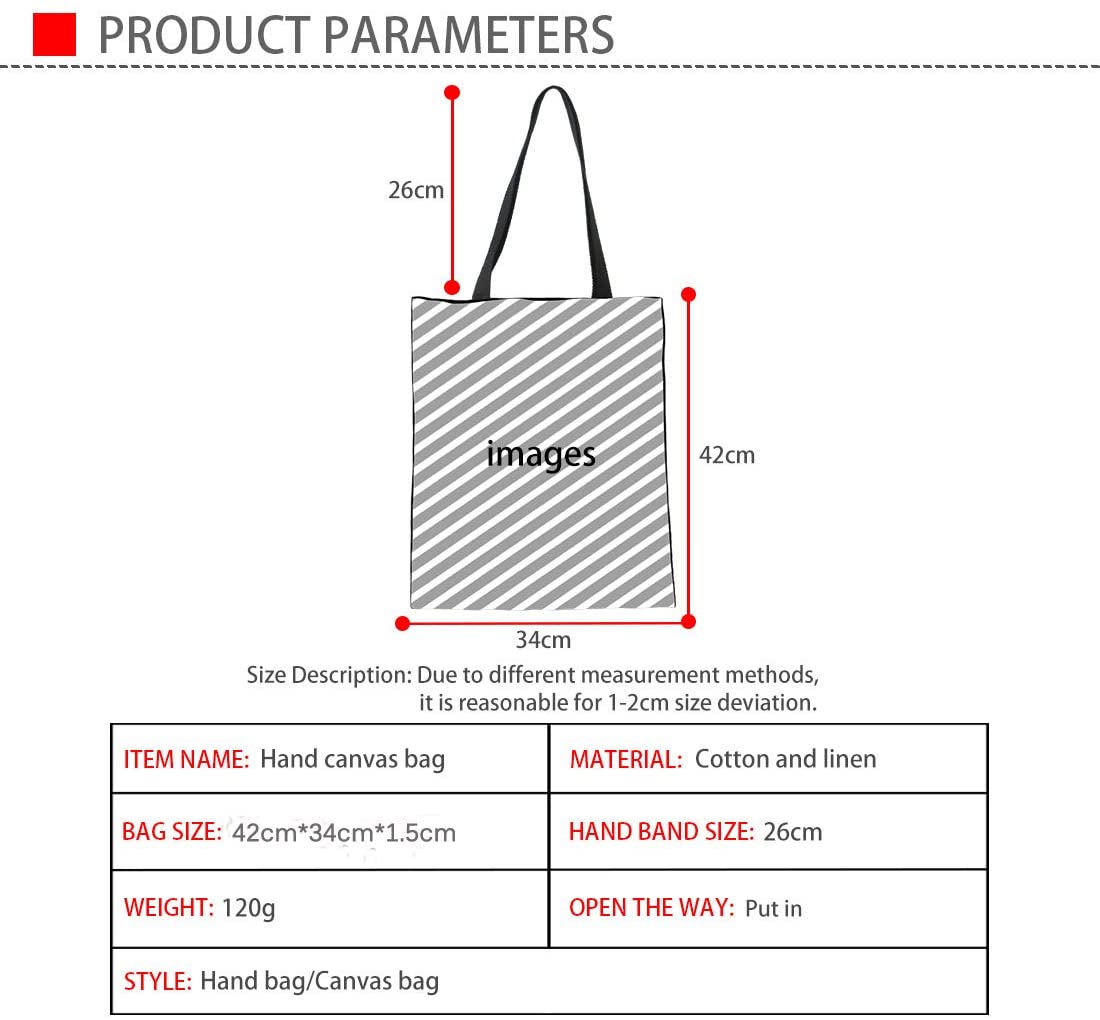 Coloranimal Womens Big Capacity Canvas Bags Top Handle Purse Funny Boston Terrier Printed Eco Friendly Tote Handle Pouch - Image 2