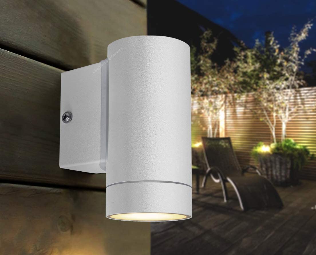 Long Life Lamp Company Stainless Steel White Finish Outdoor Wall Light IP65 Exterior Interior Wall Light ZLC053W - Image 2