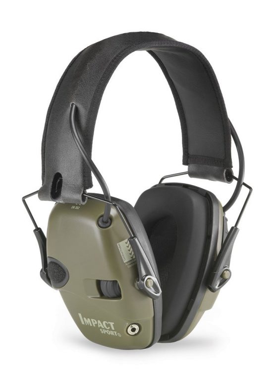 Howard Leight by Honeywell 1013530 Impact Sport Sound Amplification Electronic Shooting Earmuff, Classic Green - Image 3