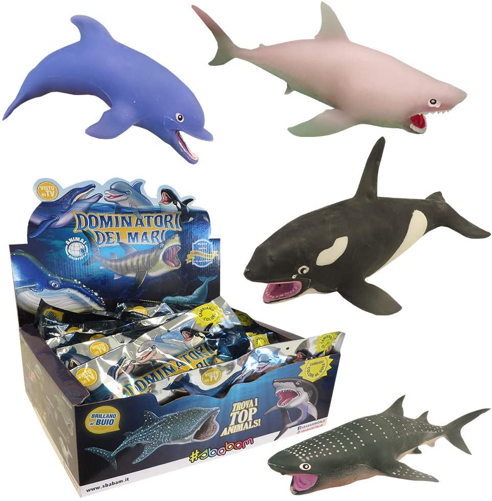 Sbabam Dominatori dei Mari Pack of 3 Animal Discovery Sachets BigaMart