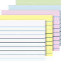 Baier Schneider &Record Cards 180 g/M ² Card, A8, Landscape, Lined, Assorted