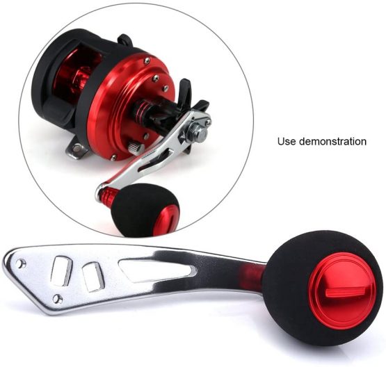 Fishing Reel Handle Aluminum Alloy Reel Power Handle Knob Fishing Reel Replacement Parts for Bait-casting Spinning Tackle Tools - Image 2