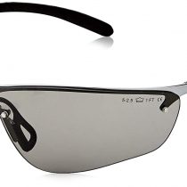 Bolle SILPSF Glasses Metal Frame with Tipgrip PC Anti-Scratch and Fog Lens, Smoke
