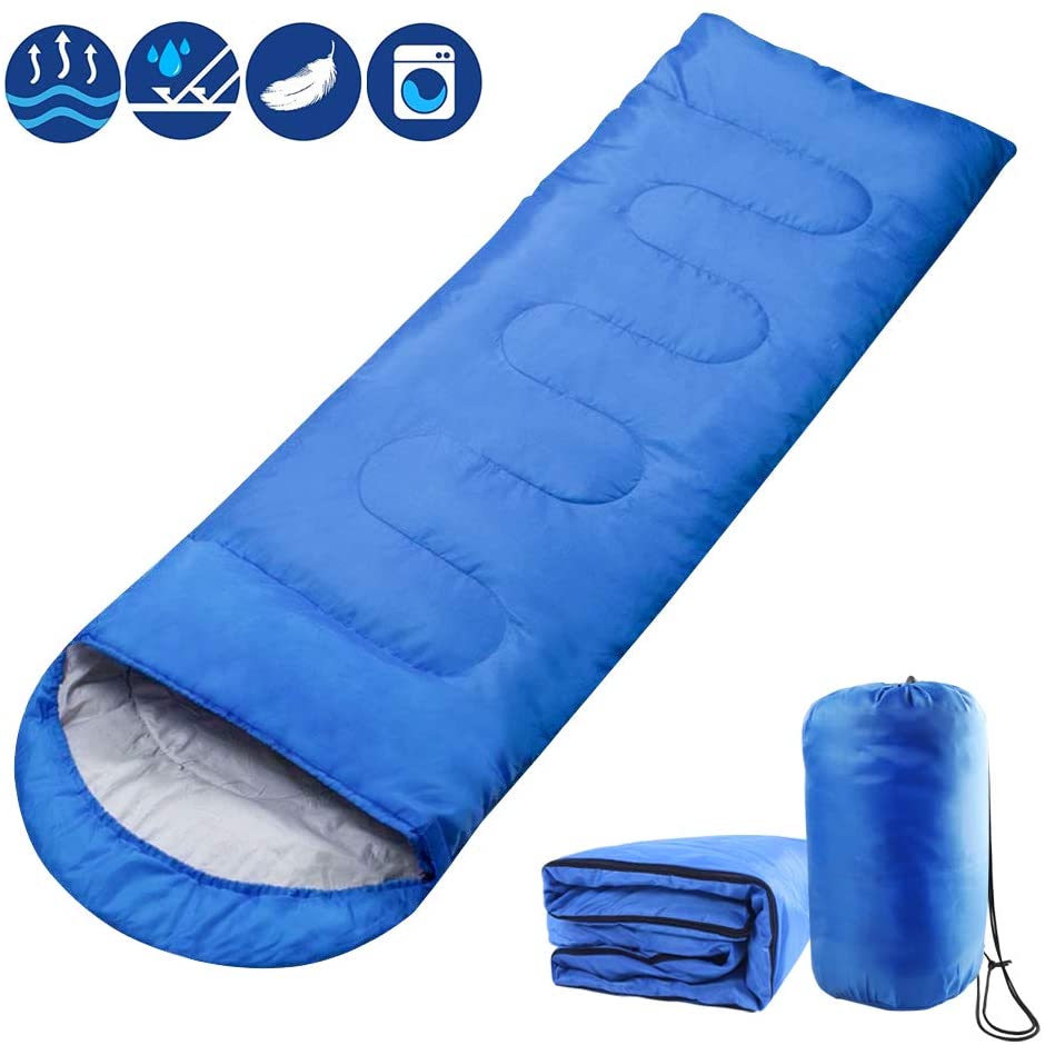 VINFUTUR Sleeping Bag Blanket Portable Lightweight Sleeping Bag with ...