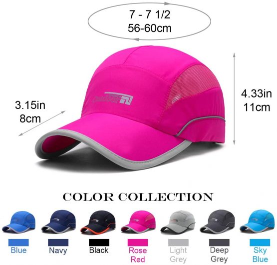 Gisdanchz Quick Dry Breathable Ultralight Running Hat Sport Hat for Men and Women - Image 3